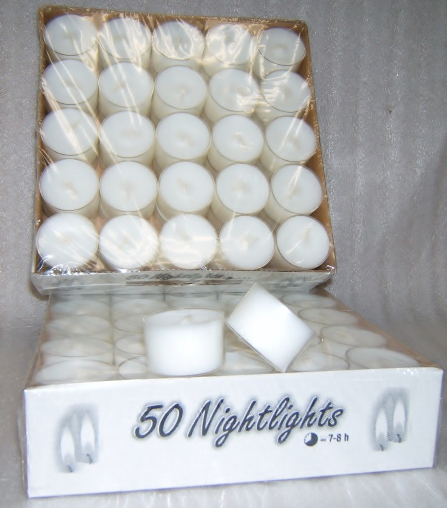 Nightlights (Box of 50) Newville Celebration Candles