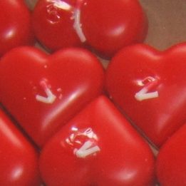 Red Heart Floaters